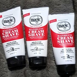 Razorless Cream Shave, MAGIC